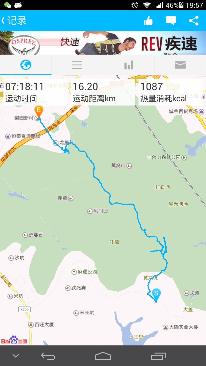 2014年08月 深圳 羊台山穿越 西丽王京坑到石岩龙眼村