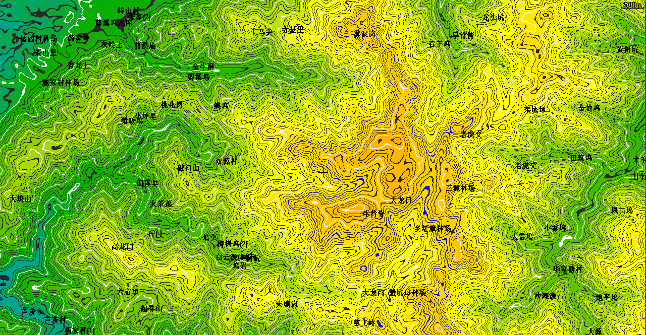re: 等高线地图&dem闲谈v2.