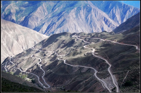 滇藏线,川藏线,阿里地区山路实拍