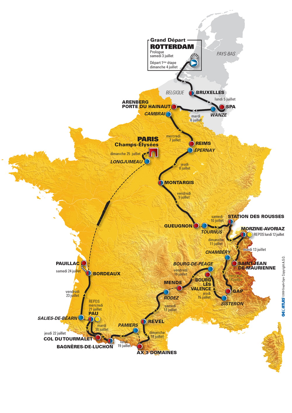 [2010环法] 赛程完全报道(持续添加中)