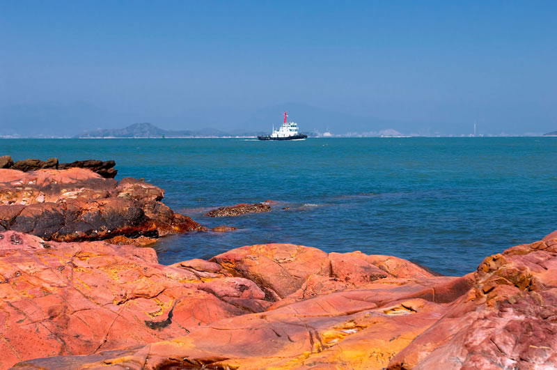 红排角海岸线穿越