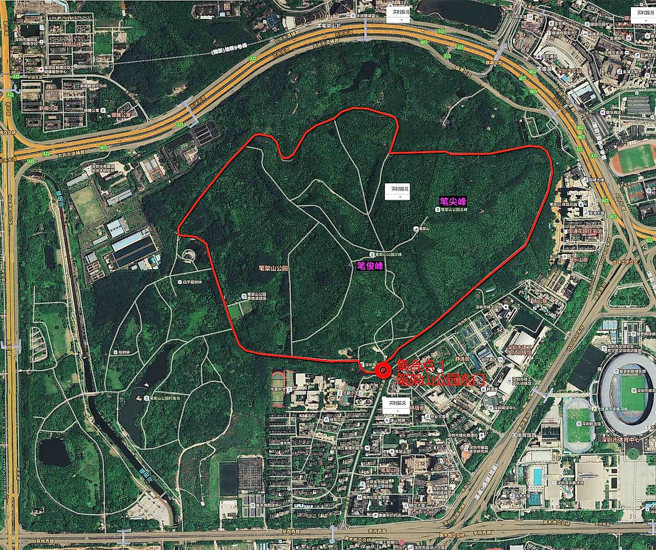 【温暖满冬a warm winter】周五晚笔架山公园徒步 跑步(第39期)快乐与