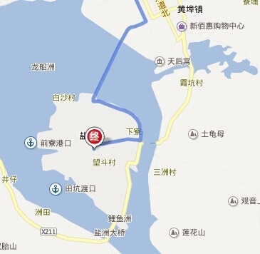 惠东县盐洲岛地图图片
